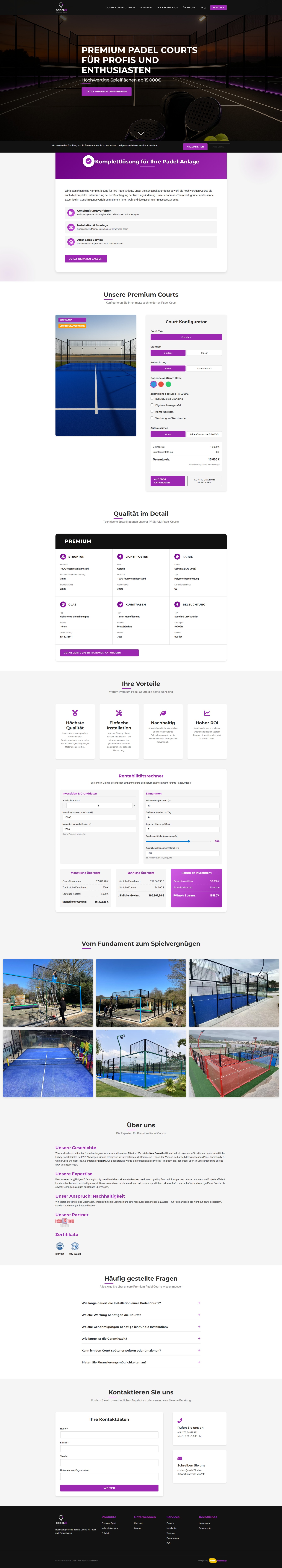 Padel 24 Website